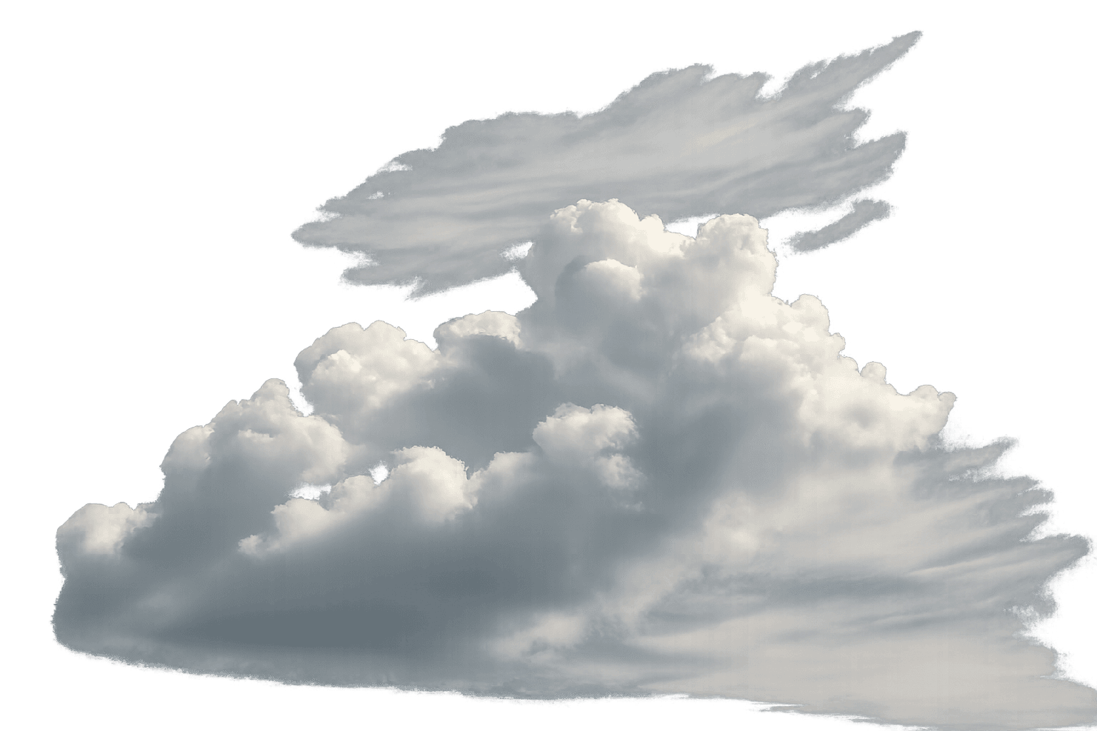 Fluffy clouds